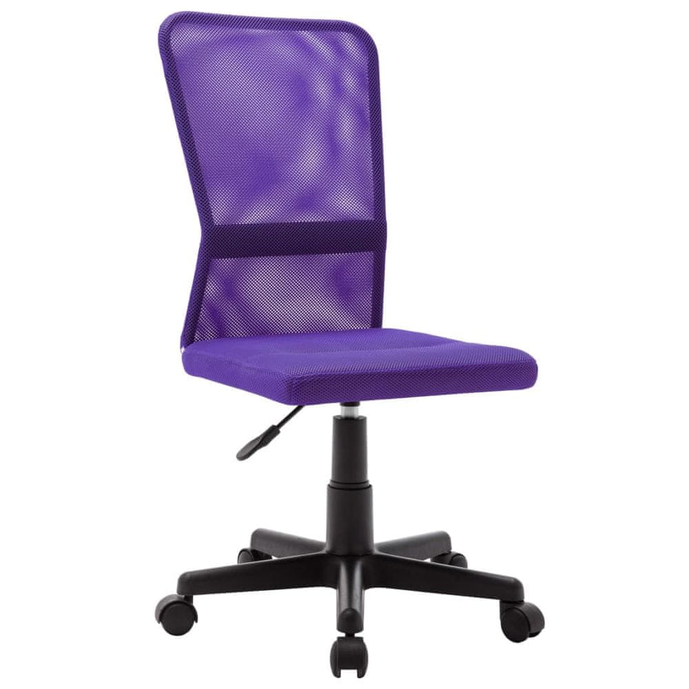 Vidaxl Kancelárska stolička fialová 44x52x100 cm sieťovinová látka